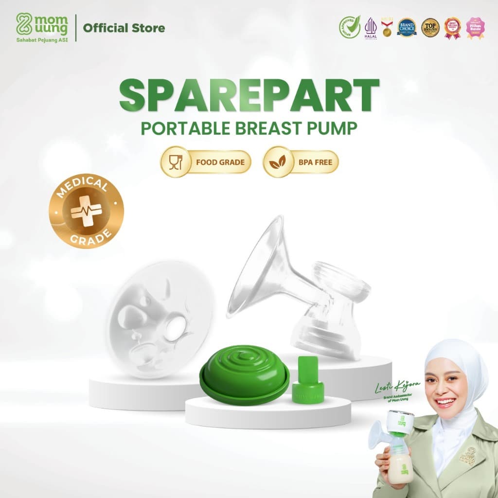 Review Sparepart Mom Uung: P3K Wajib Pompa ASI Para Busui!