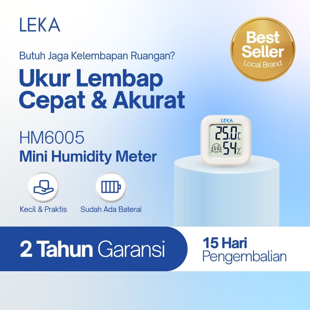 Review LEKA HM6005: Si Mungil Jagoan Pengukur Suhu Ruangan