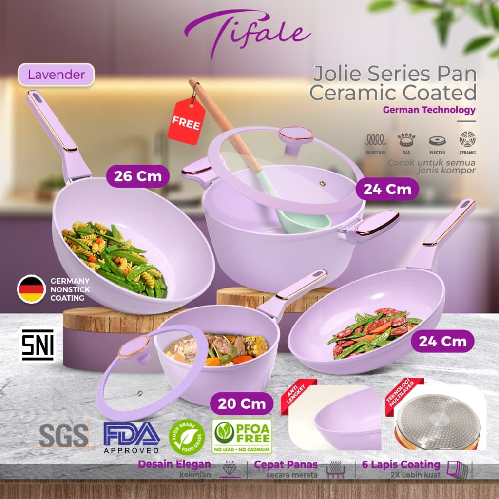 Review Tifale Jolie Pan: Panci Estetik Bikin Rajin Masak?