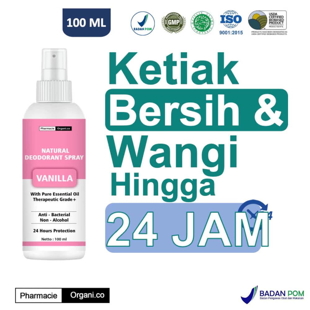Deodorant Tawas Spray Pharmacie Organico: Bye Bau Badan, Halo Percaya Diri!