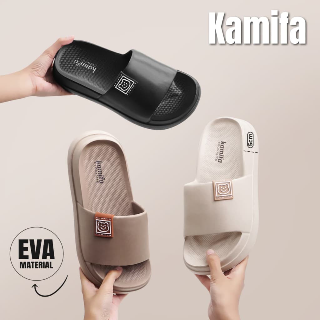 Review Sandal KAMIFA: Selop Beruang Gemas Bikin Betah di Rumah