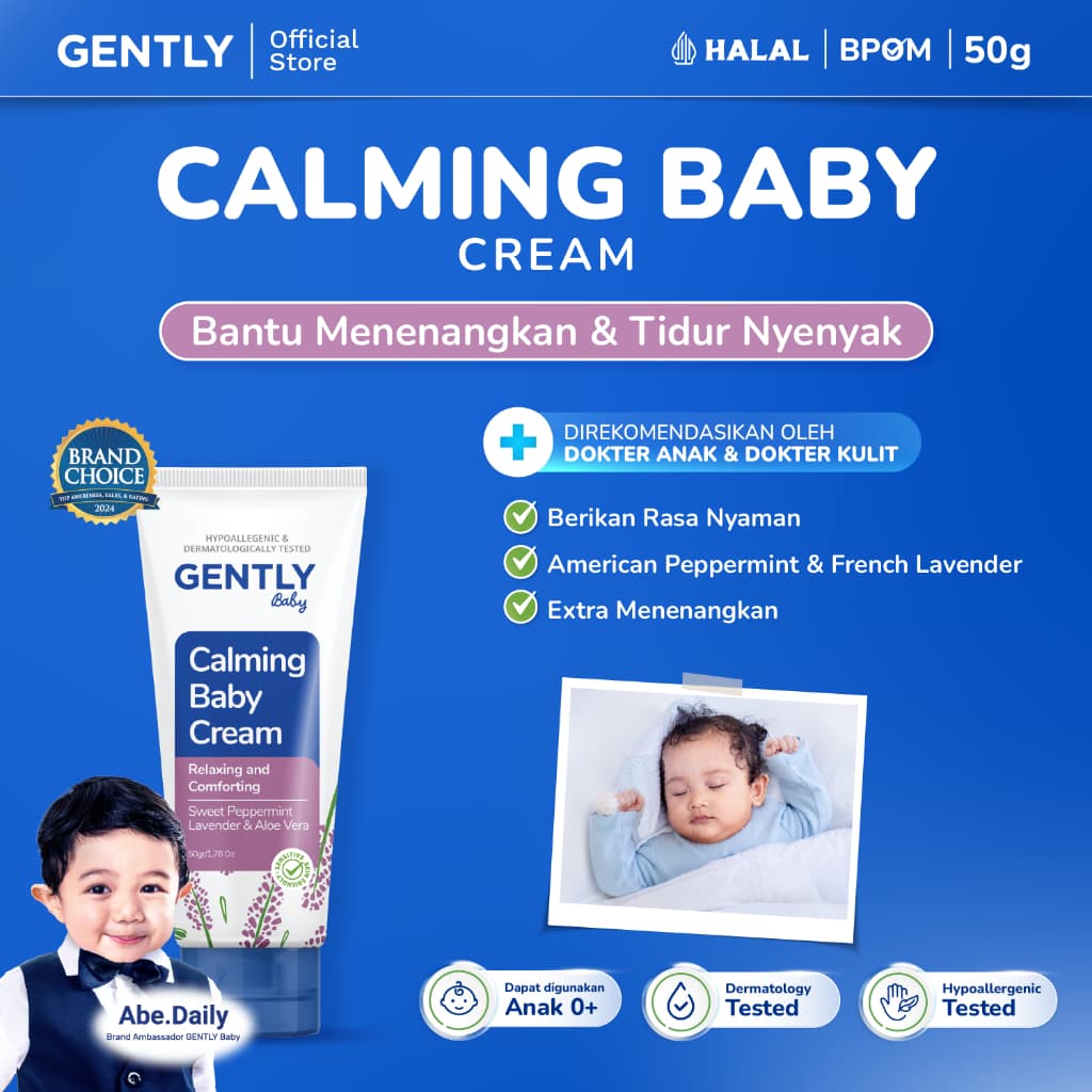 Review GENTLY Calming Baby Cream: Rahasia Bayi Tidur Pulas?