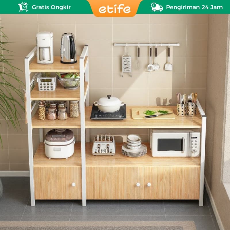 Review Rak Dapur E-TIFE: Bikin Dapur Auto Rapi & Estetik?