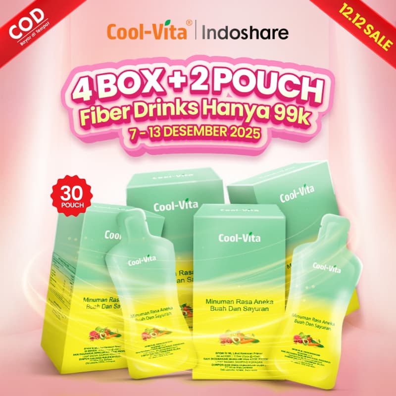 Coolvita SLIMKEEP: Minuman Detox Fiber yang Bikin Diet Nggak Lagi Nyiksa!