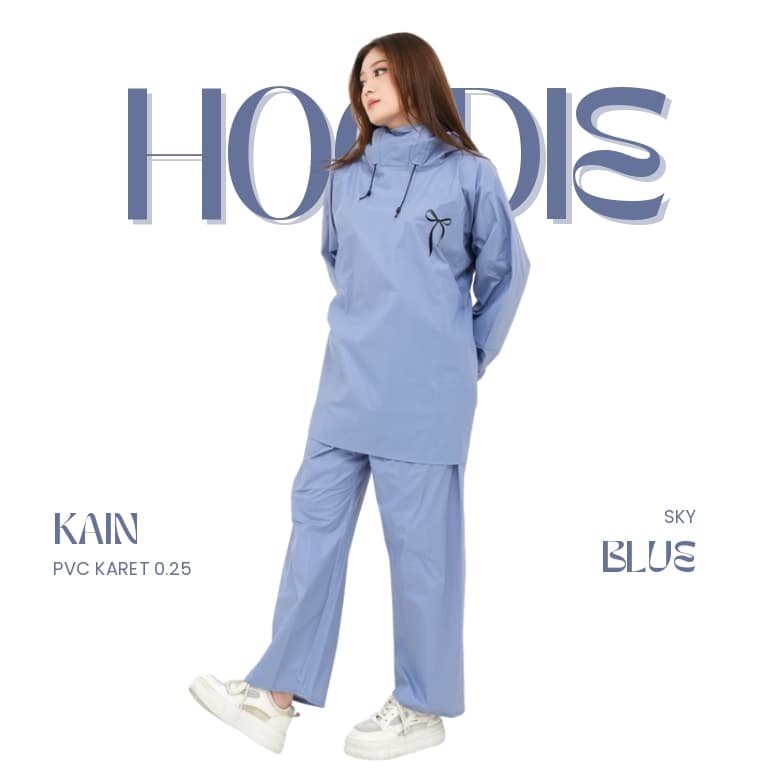 Jas Hujan Hoodie PVC Karet Anti Rembes: Penyelamat Musim Hujan!