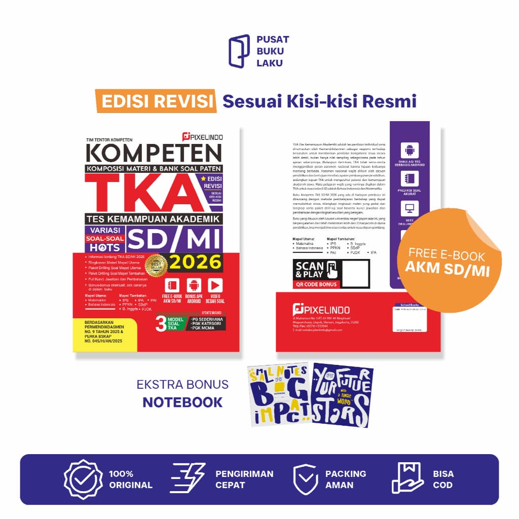 Buku Ujian TKA SD/MI 2026: Jaminan Lulus? Yuk, Bedah!