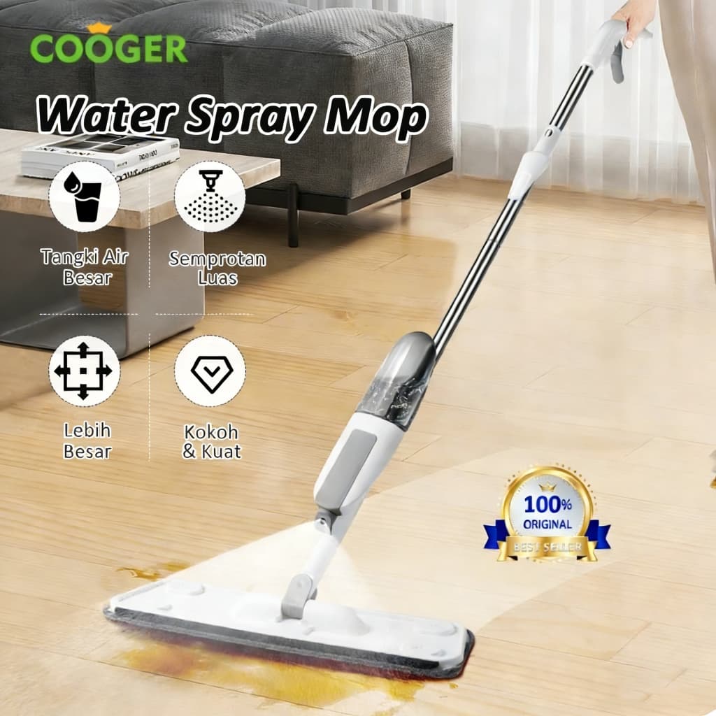 Review COOGER Spray Mop: Ngepel Praktis Tanpa Ember!