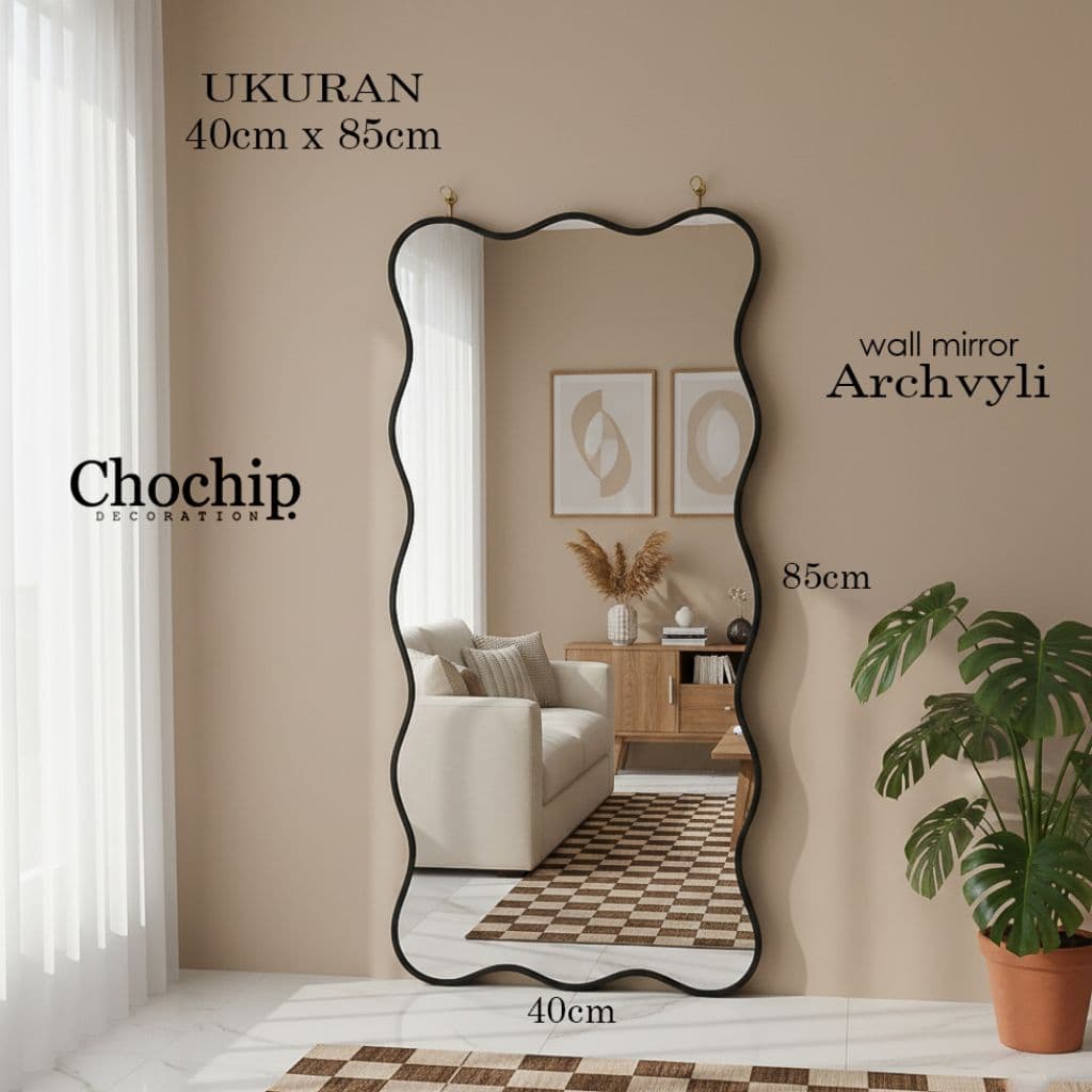 Cermin Wavy Aesthetic: Bikin Ruangan Auto Instagramable!