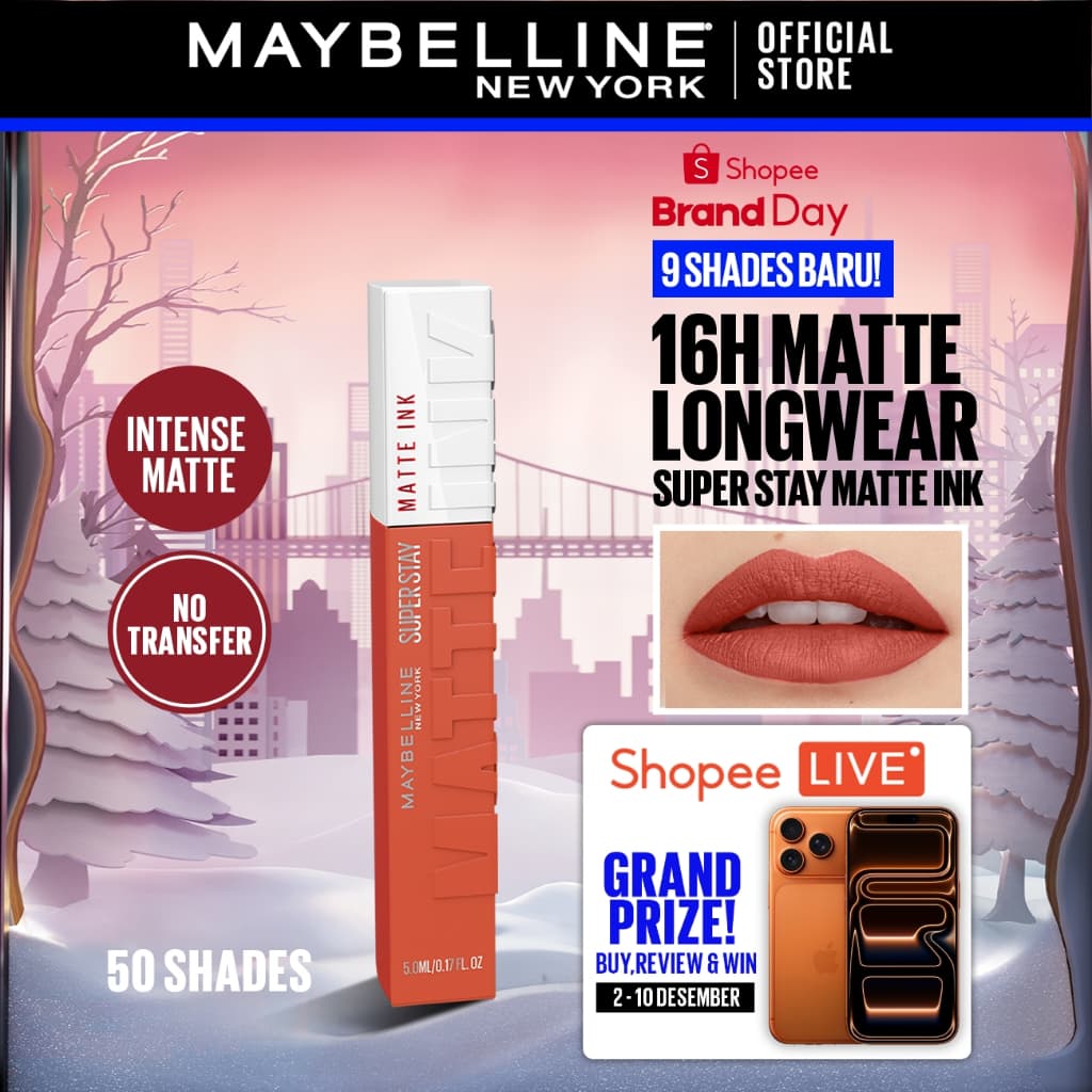 Review Maybelline Superstay Matte Ink: Lipstik 'Badak' Anti Luntur