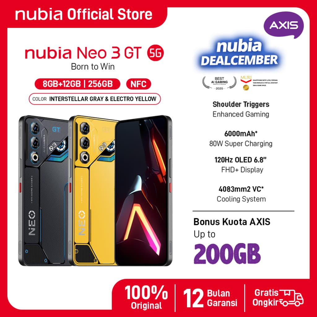 Review nubia Neo 3 GT: HP Gaming Murah, Baterai Badak!