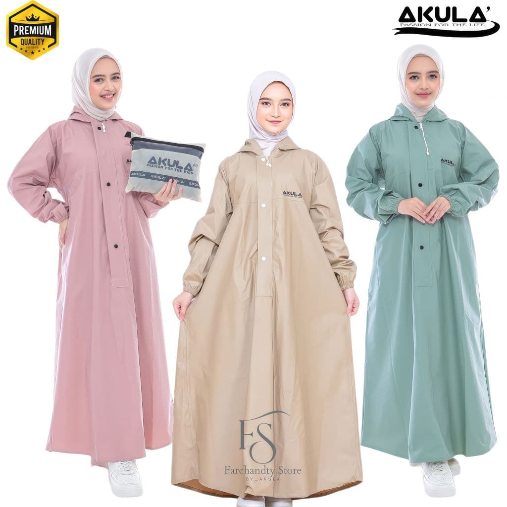 Jas Hujan Gamis AKULA: Stylish & Aman di Musim Hujan!