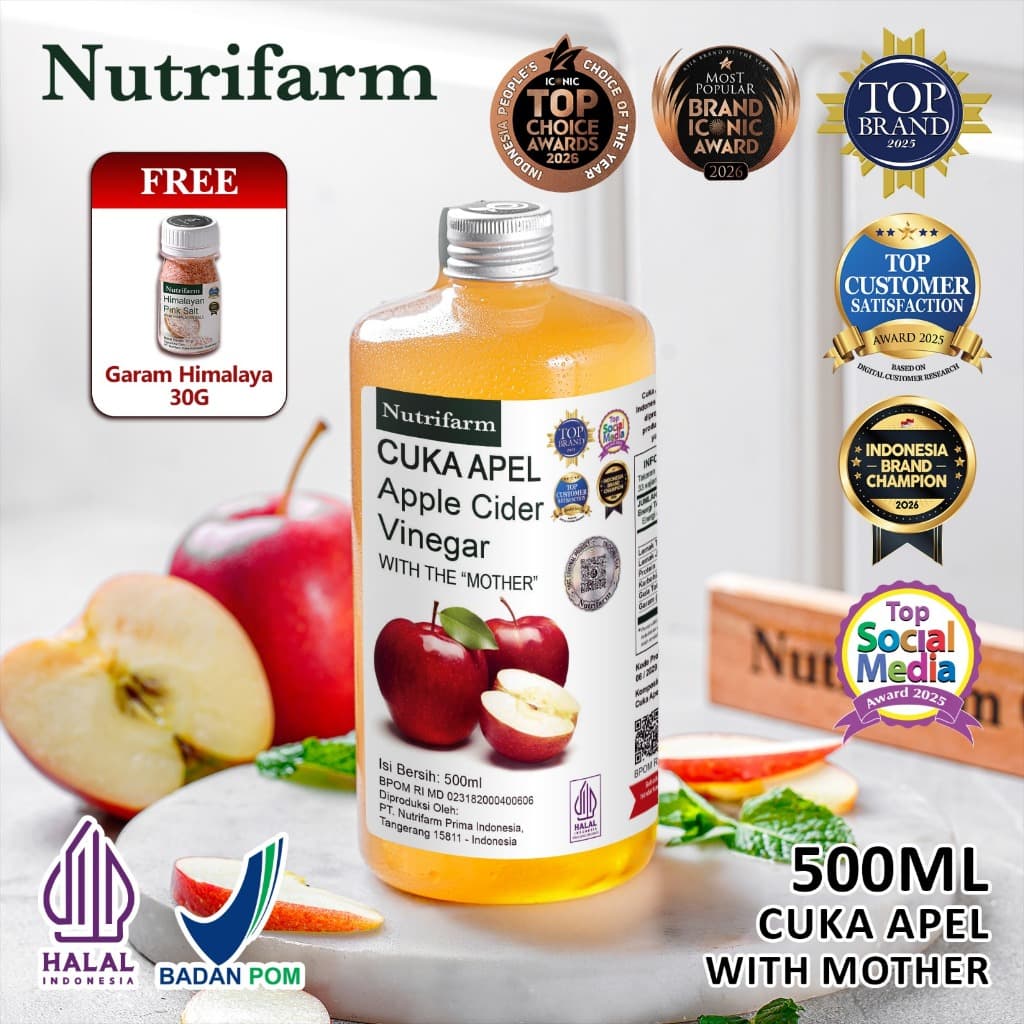 Nutrifarm Cuka Apel: Review Lengkap, Manfaat & Harga Terbaru