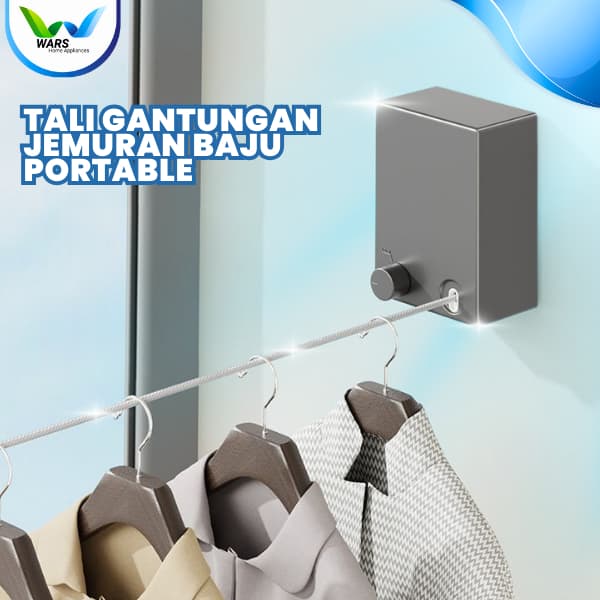 Review WARS Jemuran Retractable: Jemur Baju Jadi Estetik!