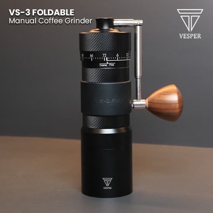 Vesper VS-3 FOLD: Grinder Kopi Manual Presisi & Praktis