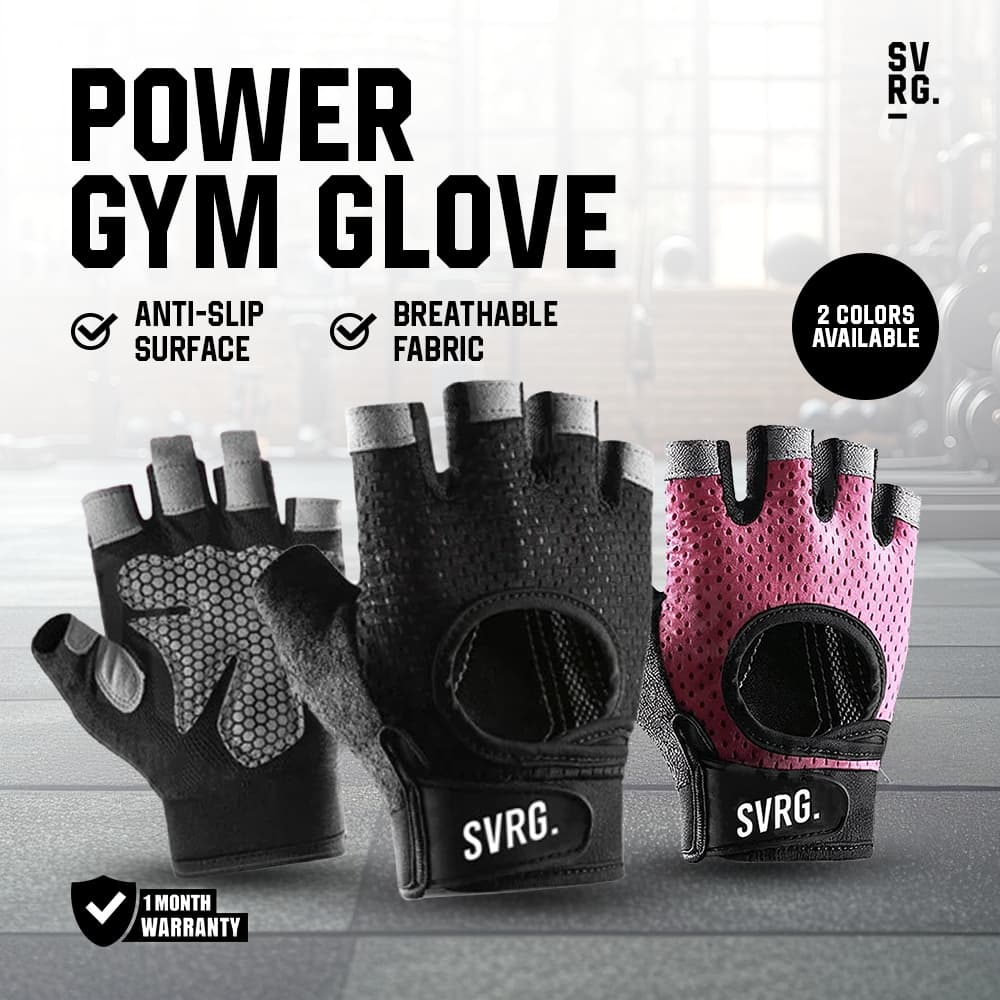 Review SVRG Power Gym Gloves: Grip Anti Slip Terbaik?