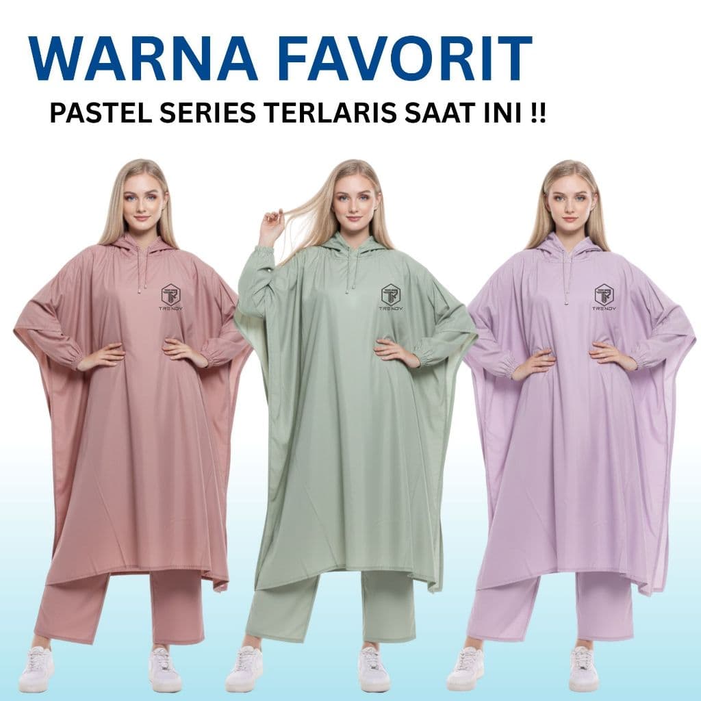Review Jas Hujan TRENDY Ponco Kelelawar Jumbo PVC Premium