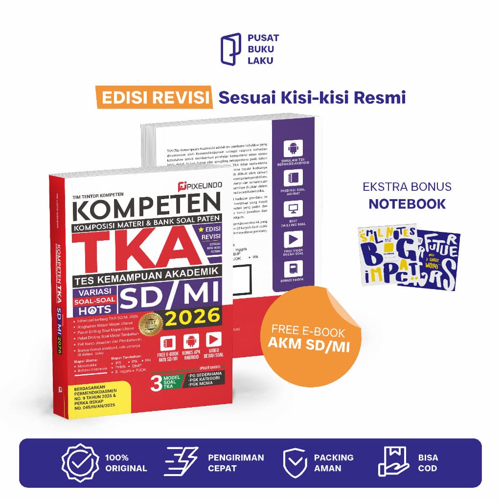Review Buku Ujian TKA SD MI 2026: Kunci Sukses Hadapi Ujian!