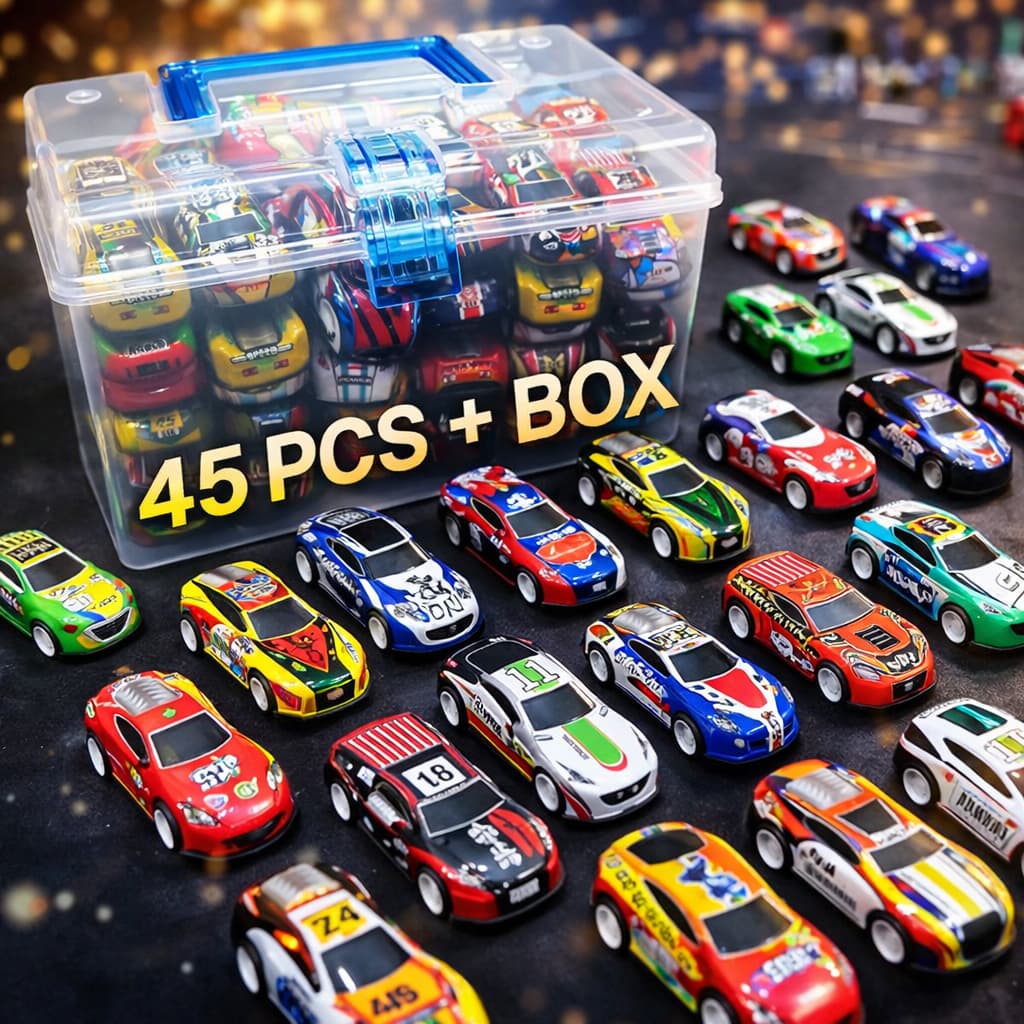 Review Set Mainan Mobil Mobilan 45 Pcs: Garasi Impian Si Kecil!