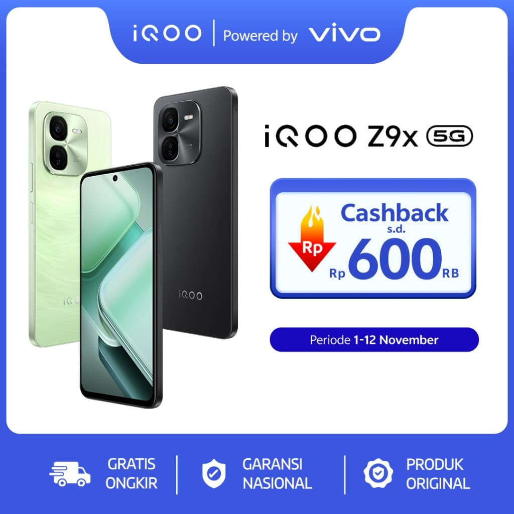 Review iQOO Z9x: Baterai Badak, Performa Gahar!