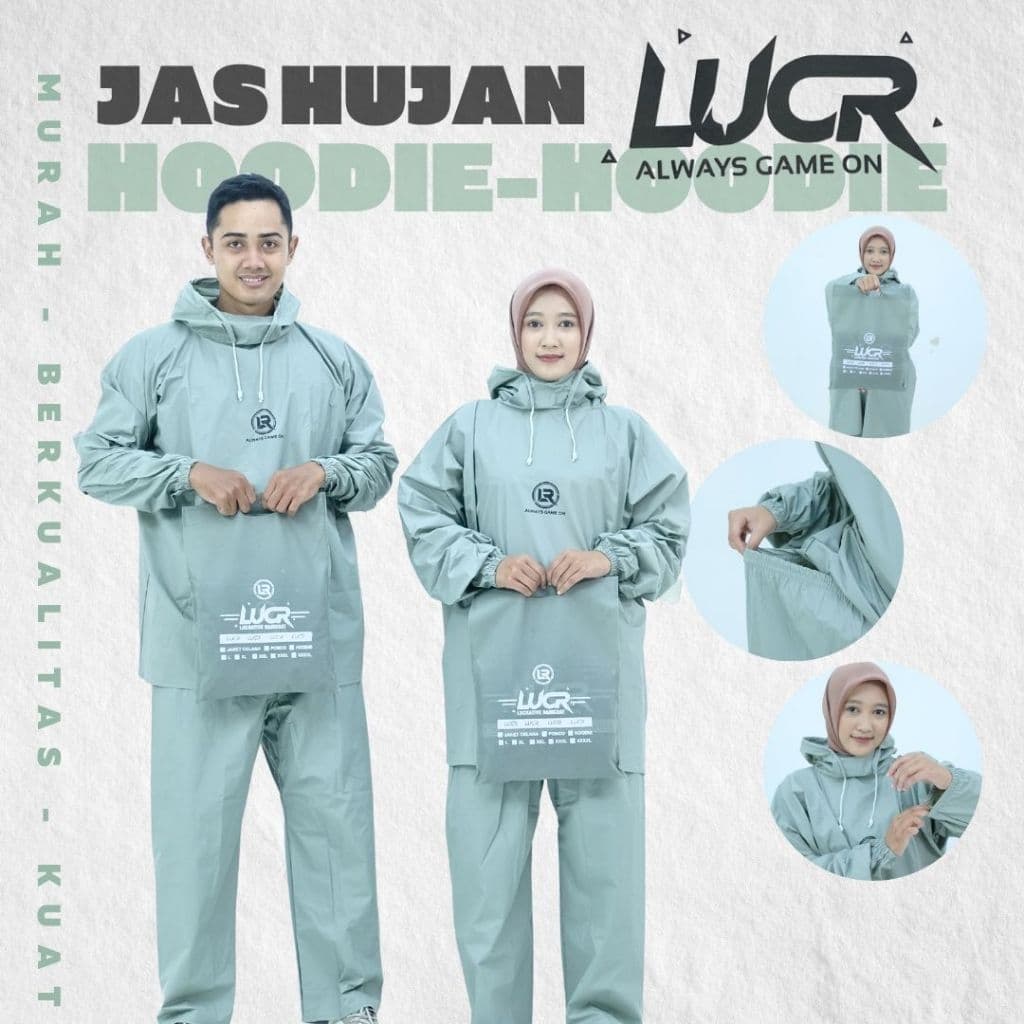 Review Jas Hujan HOODIE LUCR: Anti Basah, Tetap Gaya!