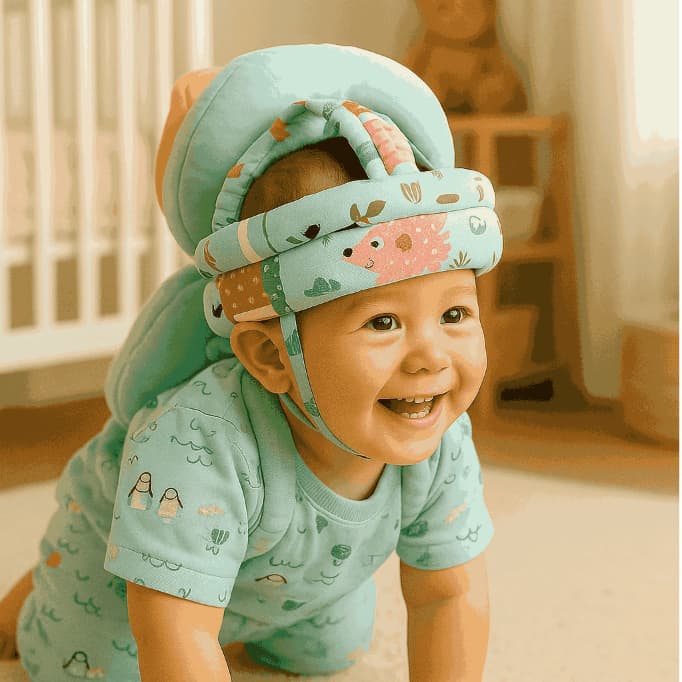 Review Bantal & Helm Pelindung Kepala Bayi: Siap Tempur!