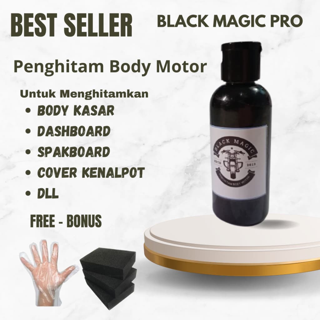 Review Black Magic Pro: Bikin Motor Kusam Jadi Kinclong Lagi?