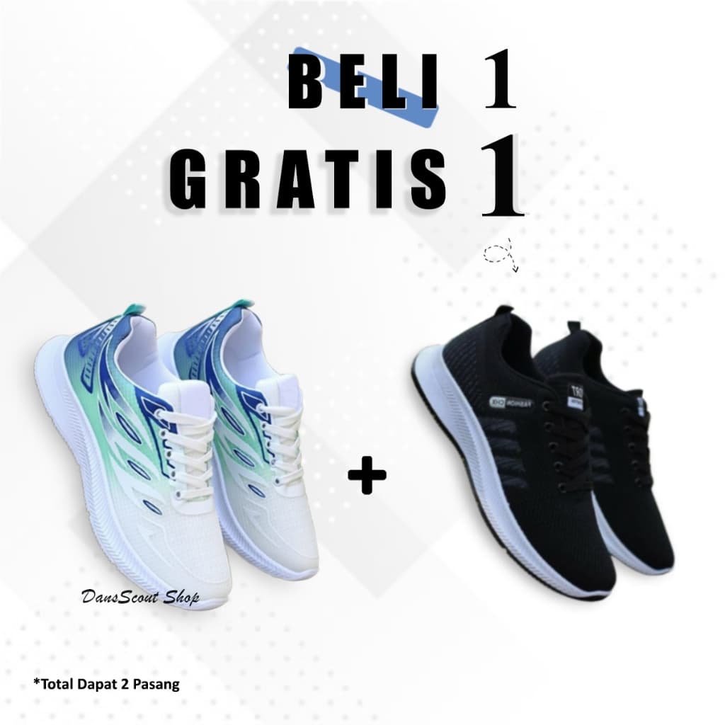 Review Sneakers Promo Beli 1 Gratis 1: Gaya Instan?