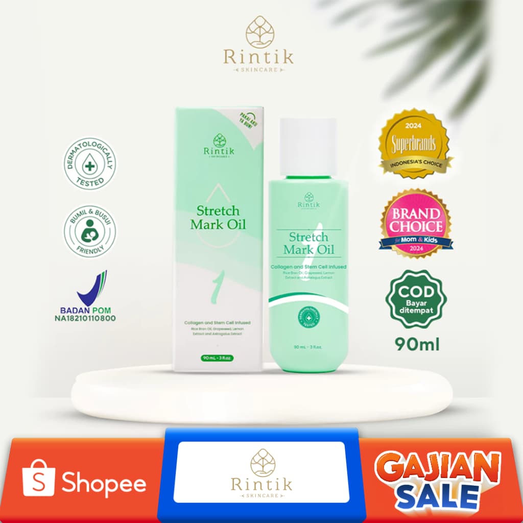 Review Rintik Stretch Mark Oil: Pudar Selulit Tanpa Lengket!