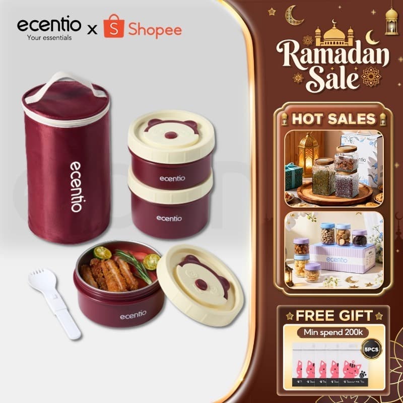 Review Ecentio Lunch Box: Solusi Bekal Anti Tumpah!