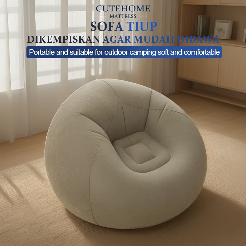 Review CUTEHOME Sofa Bean Bag: Santai & Stylish Anti Air!