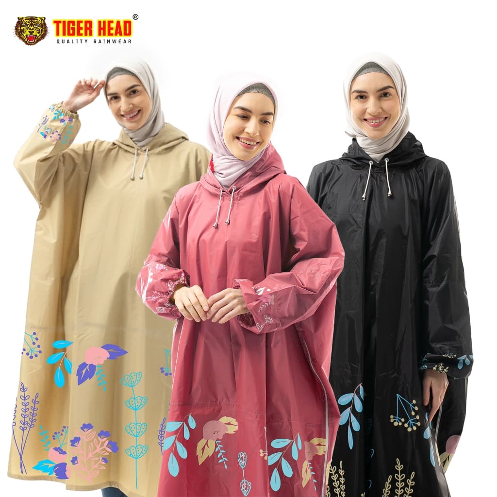 Review Jas Hujan Gamis TIGER HEAD Nabila: Anti Ribet!