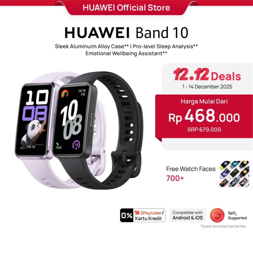 Review HUAWEI Band 10: Smartband Mewah, Harga Ramah Kantong