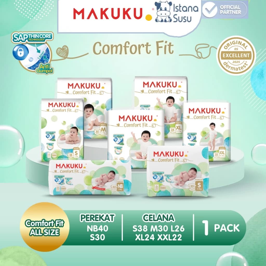 Review Makuku SAP Diapers Comfort Fit 3.0: Anti Gumpal!