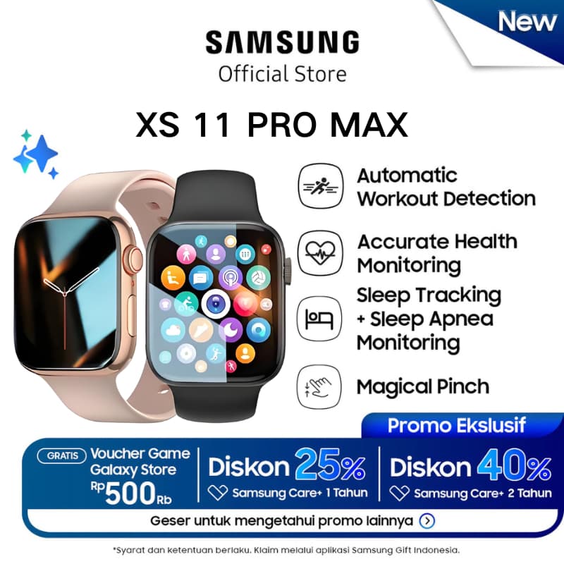Review Samsung SmartWatch XS 11 PRO MAX: Nama Flagship, Harga Miring