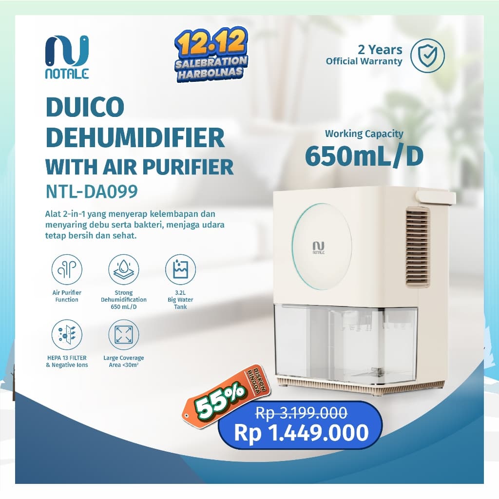 Review Notale Duico: Solusi Udara Bersih & Anti Lembab Terbaik!