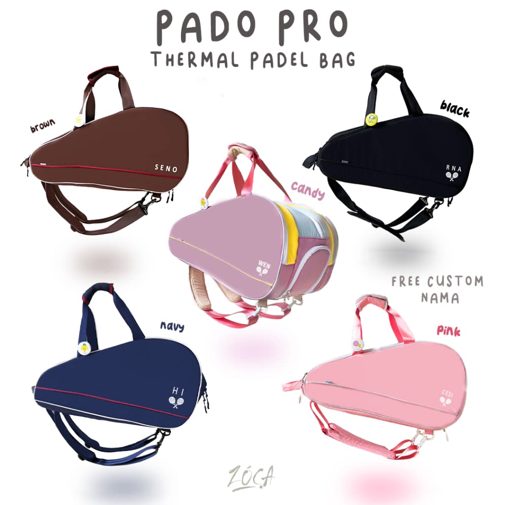 ZOCA Pado Pro Thermal: Tas Raket Padel & Tennis Juara!