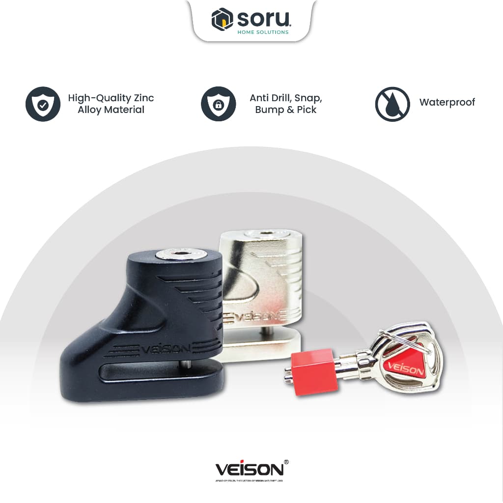 Review VEISON VDX3: Gembok Cakram Anti Maling Terbaik!