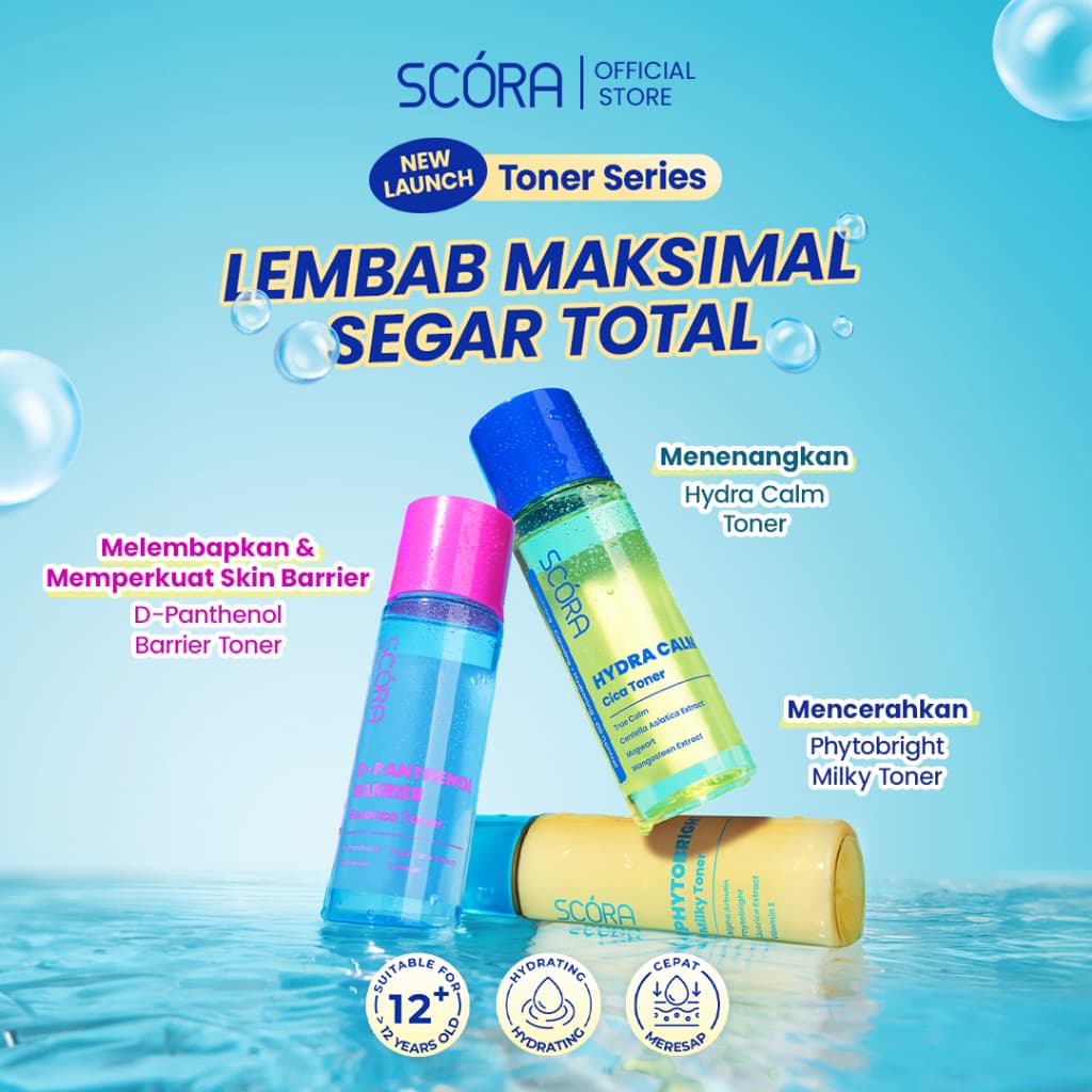 SCORA Toner Series: Solusi Lengkap Kulit Sehat & Glowing Impian!