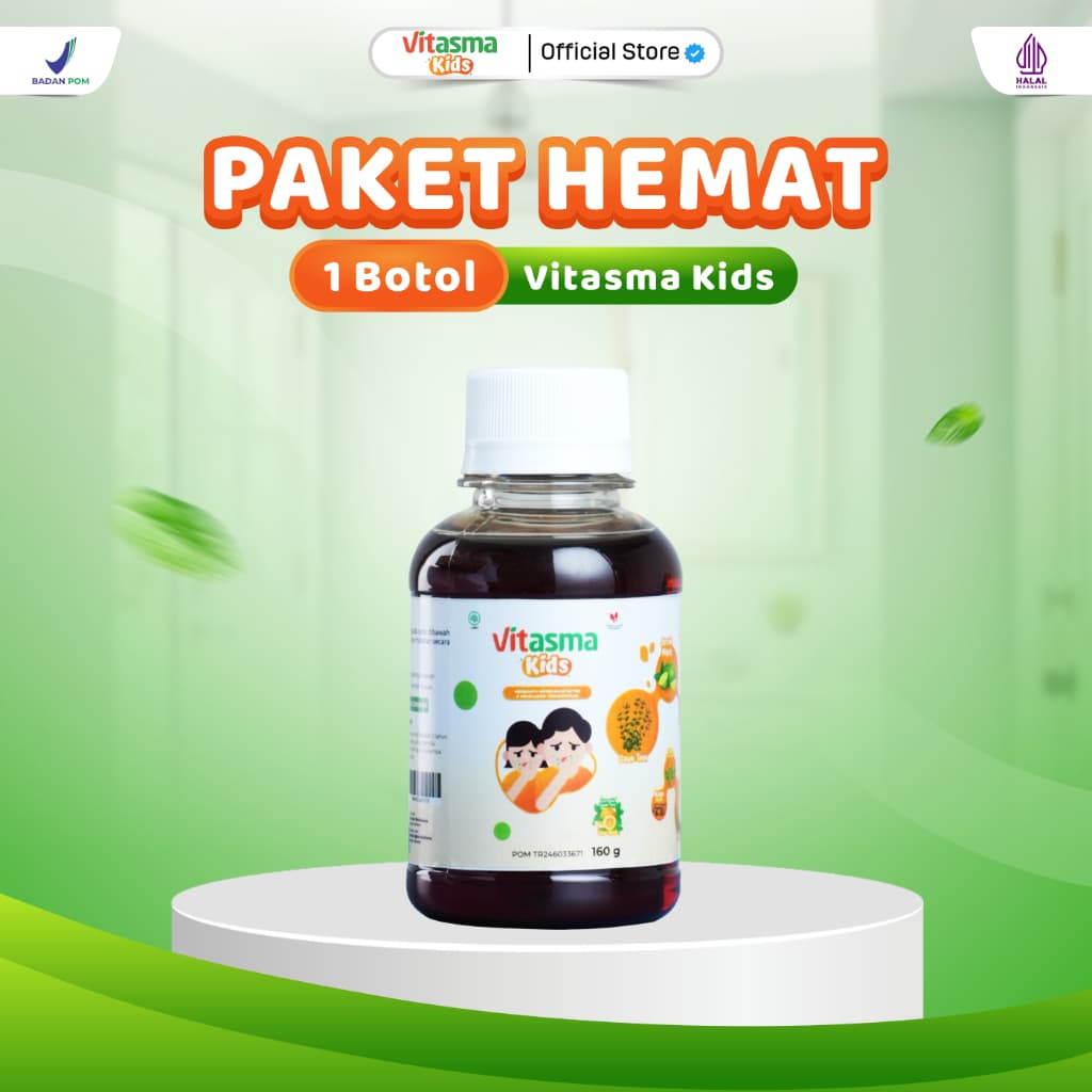 Vitasma Kids: Madu Herbal Ampuh Redakan Batuk & Asma Anak?