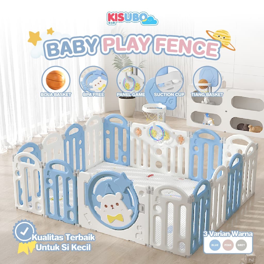 Review KISUBO Play Fence: Arena Bermain Aman Si Kecil