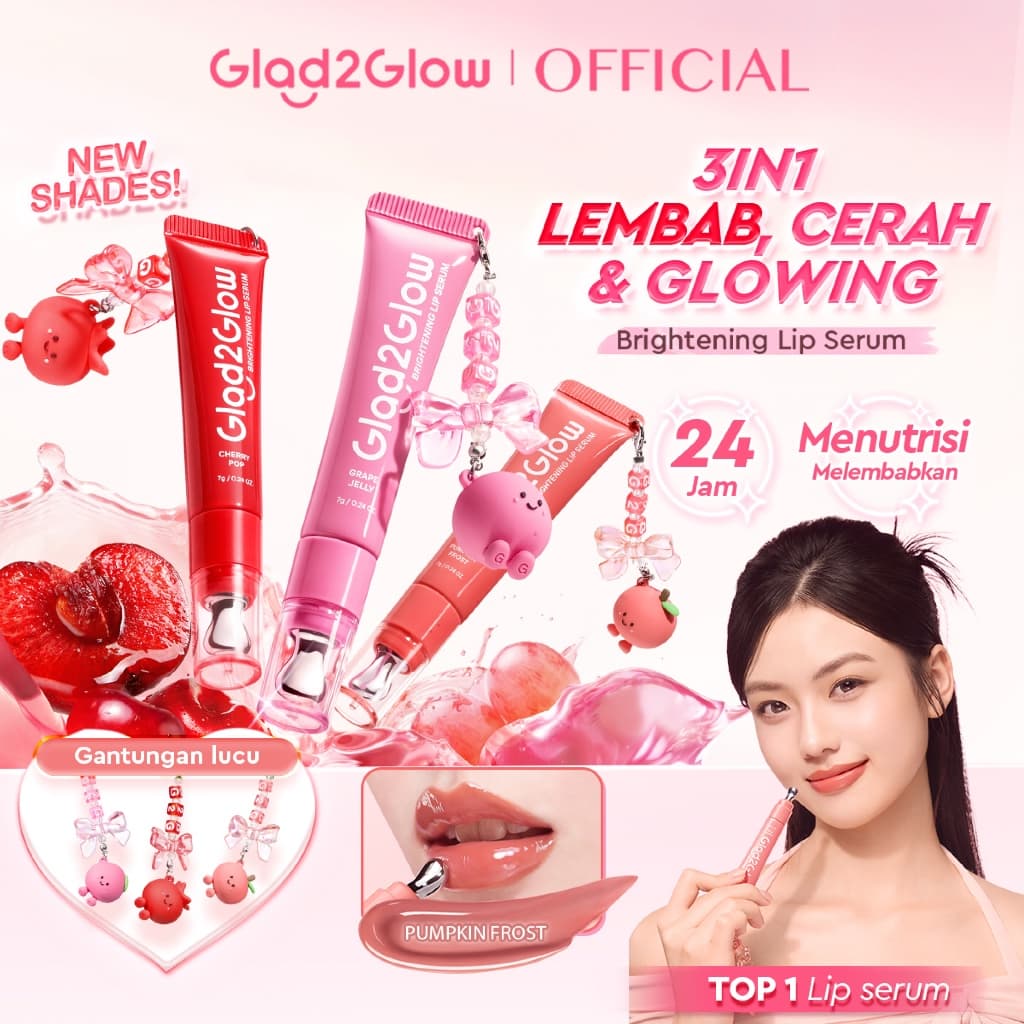 Review Glad2Glow GGBaby Lip Serum: Gemes & Bikin Cerah!