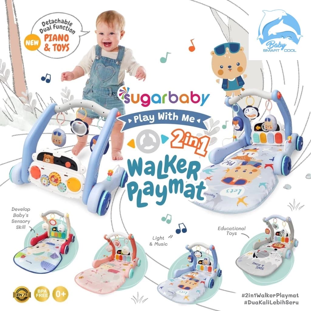 Review Space Baby 8024-8025: Walker & Playmat 2-in-1 Terbaik!