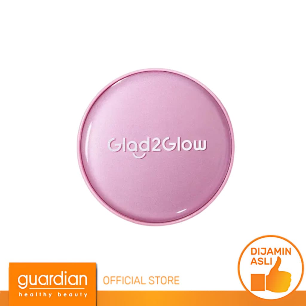 Review Glad2Glow 2in1 Cushion Powder: Makeup Sat-Set Anti Ribet
