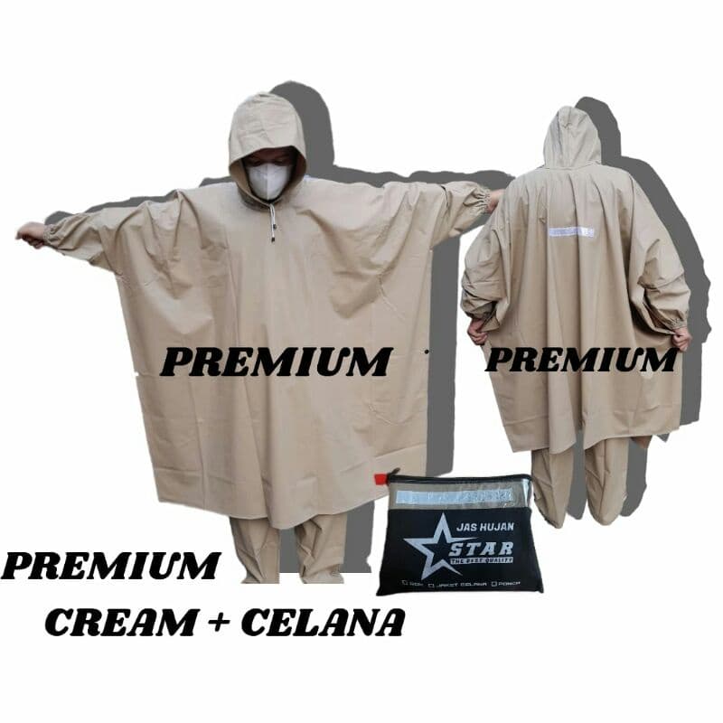 Jas Hujan Ponco Lengan Celana: Anti Rembes, Tebal, & Nyaman!