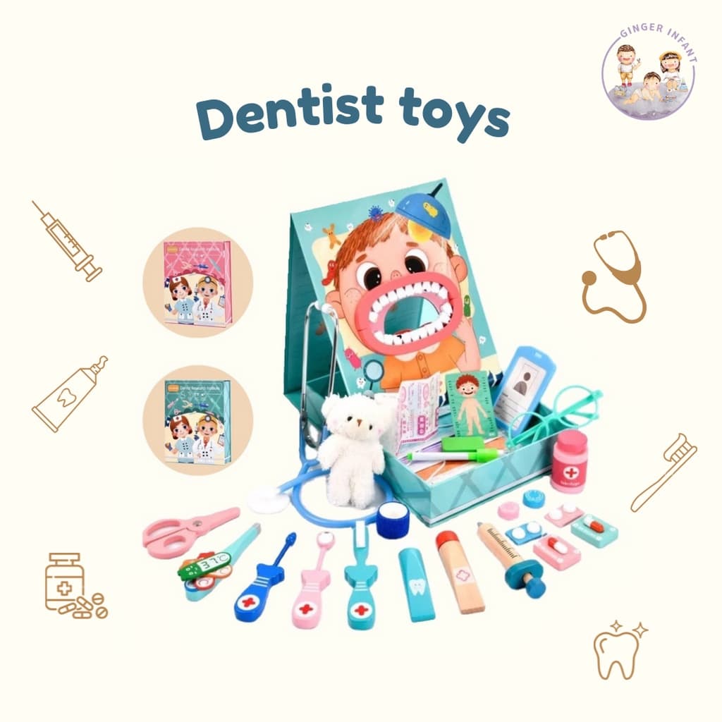 Review Mainan Dokter Gigi Kayu Gingerinfant: Siap Periksa!