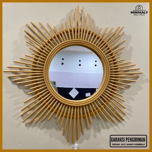Review MINIMALY Cermin Rotan: Dekorasi Aesthetic Anti Rayap