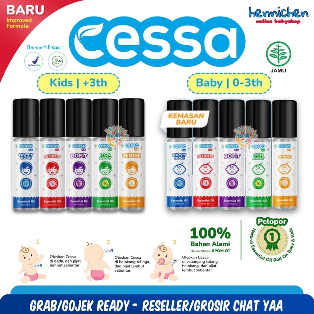 Cessa Essential Oil: Solusi Alami untuk Si Kecil yang Rewel!