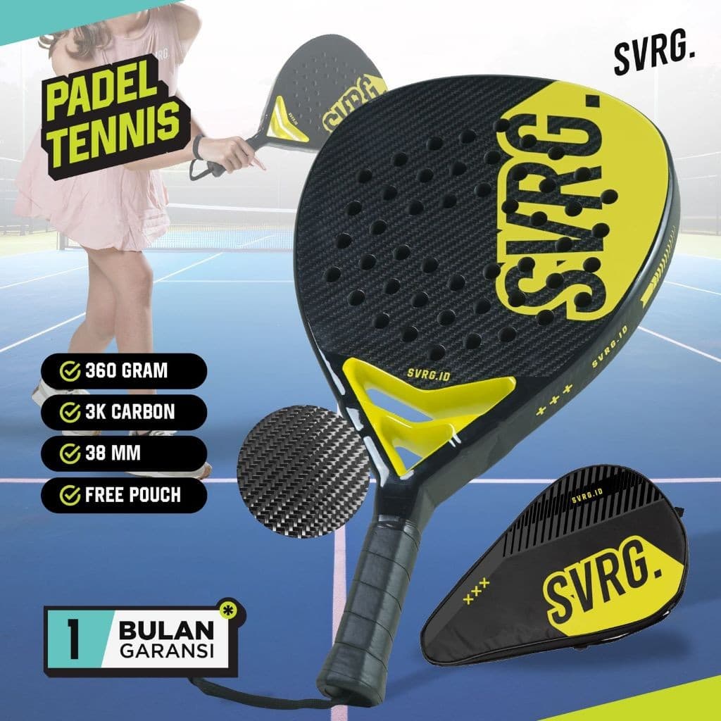 SVRG 1.0 Raket Padel: Ringan, Kuat, Bikin Kamu Makin Jago!
