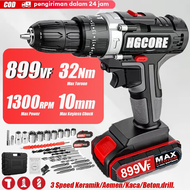 Review Bor Cordless 899VF: Angka Gede, Tenaga Oke?