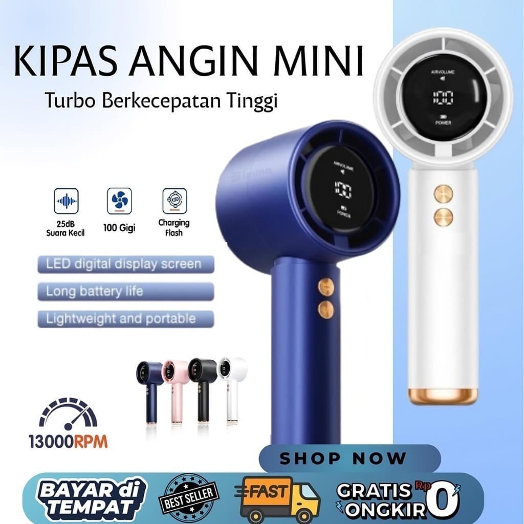 Kipas Mini Turbo: Si Kecil Penakluk Gerah yang Bertenaga Badai!